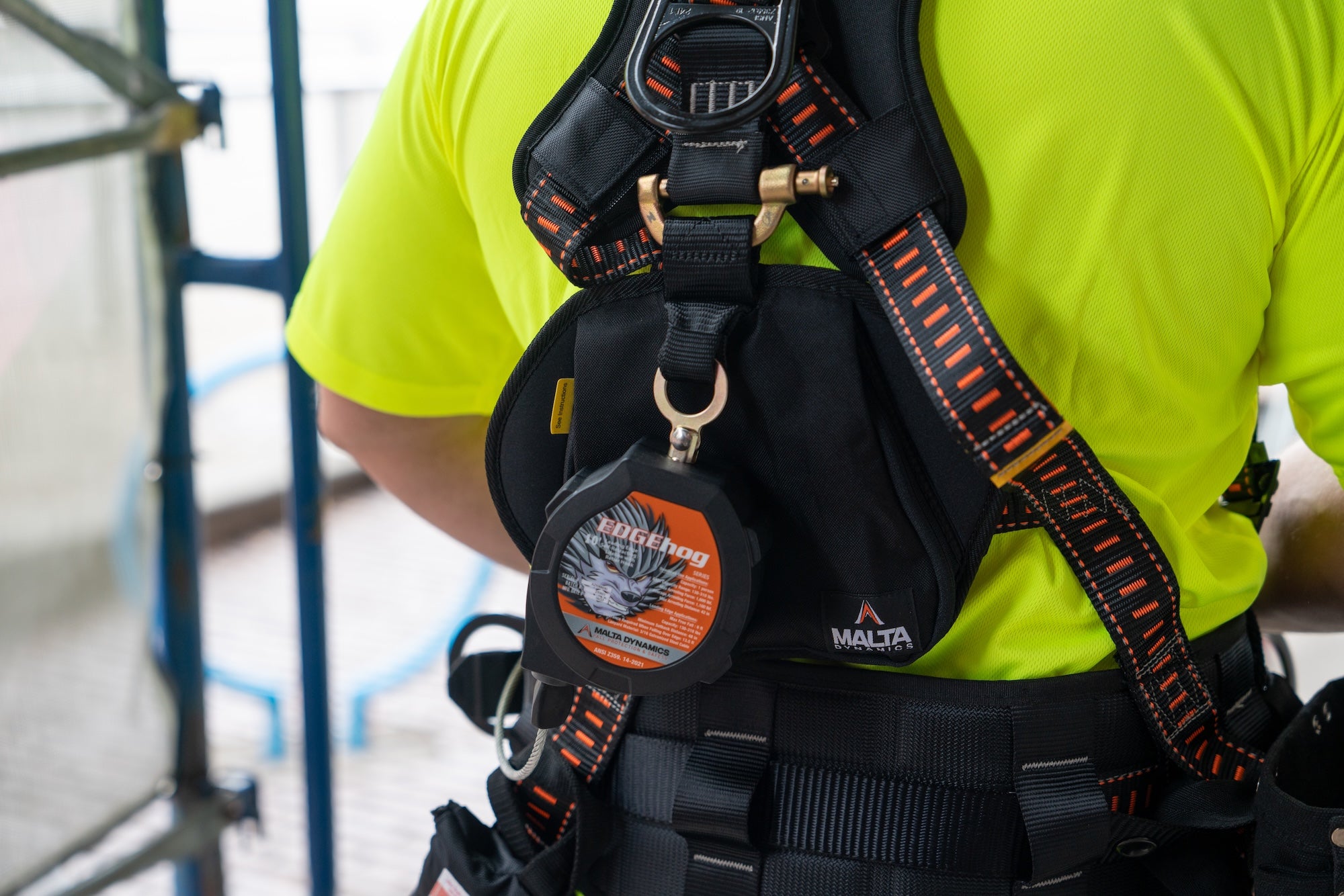 Load video: At Malta Dynamics, our number one goal is to make sure that workers get home safely at the end of the day. From harnesses to PPE, and mobile fall protection to lifelines - we design, engineer, test, and personally wear all of the OSHA and ANSI compliant fall protection products we offer. To the men and women who work at heights; let us help you suit up and Protect What Matters!