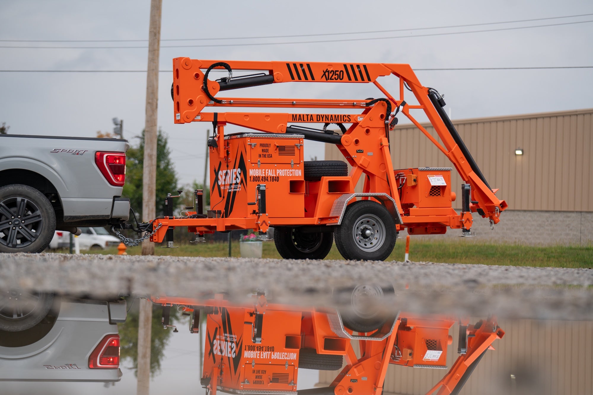 Load video: At Malta Dynamics, our number one goal is to make sure that workers get home safely at the end of the day. From harnesses to PPE, and mobile fall protection to lifelines - we design, engineer, test, and personally wear all of the OSHA and ANSI compliant fall protection products we offer. To the men and women who work at heights; let us help you suit up and Protect What Matters!