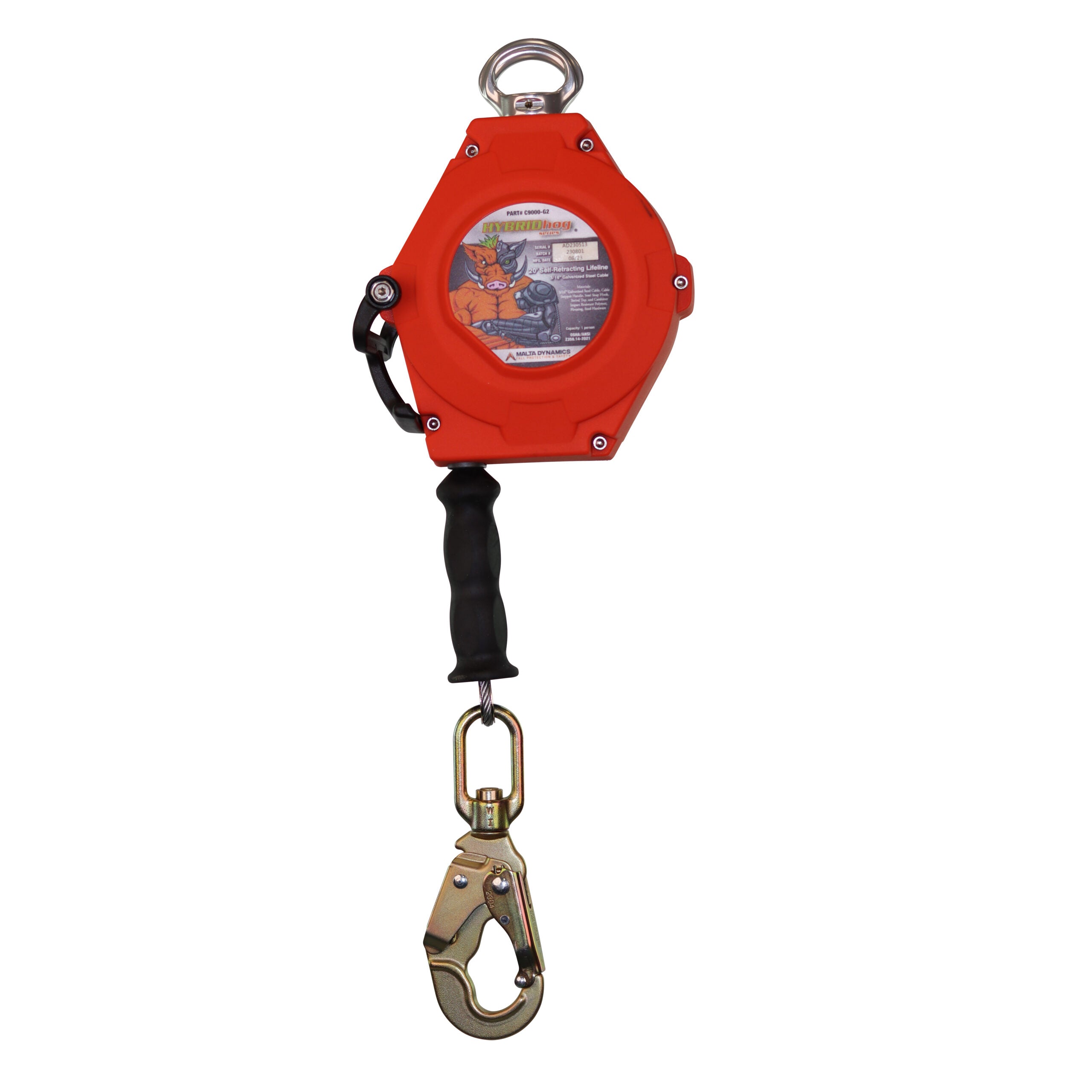 Hybrid Hog SRL with Snap Hook | Overhead SRL – Malta Dynamics