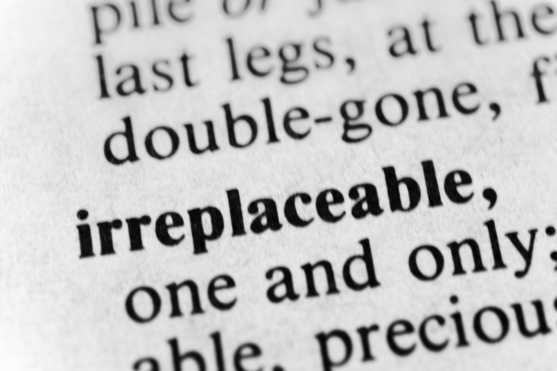 When an employee makes himself irreplaceable, he must be replaced ...