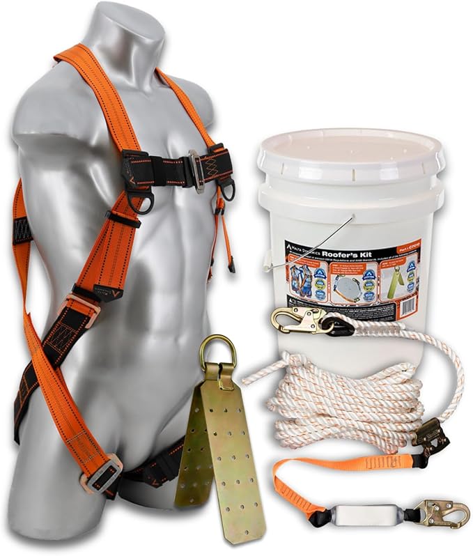 50' Roofer's Safety Bucket Kit