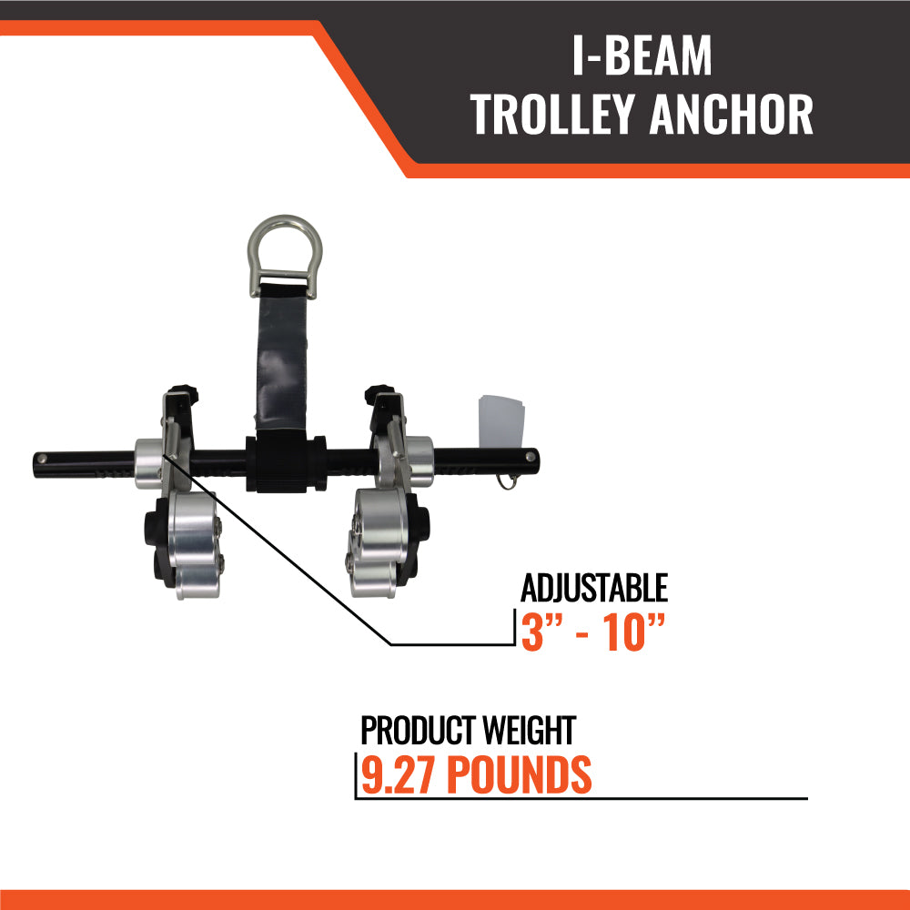 Beam Trolley 3" - 10" 5k