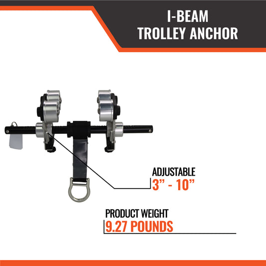 Beam Trolley 3" - 10" 5k