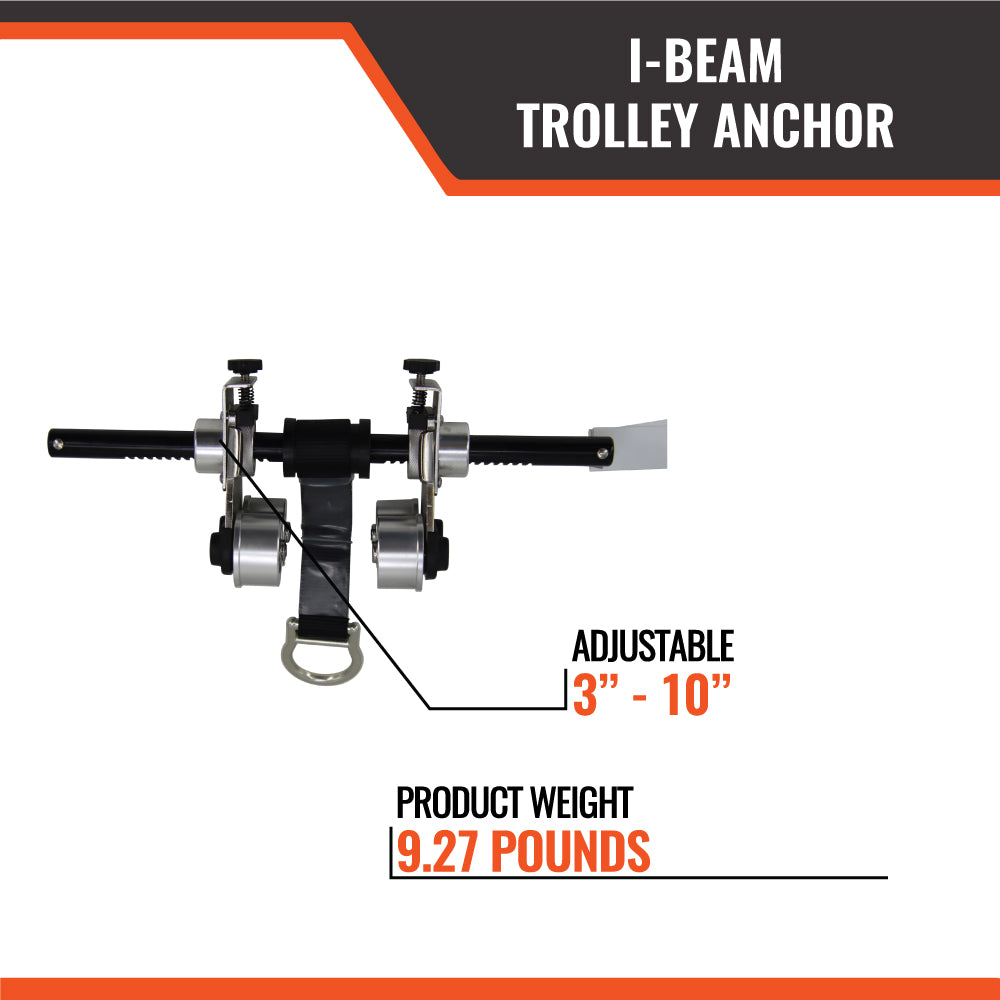 Beam Trolley 3" - 10" 5k