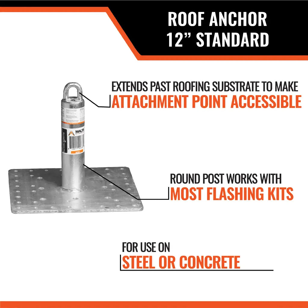 Roof Anchor Standard 12" or 18"