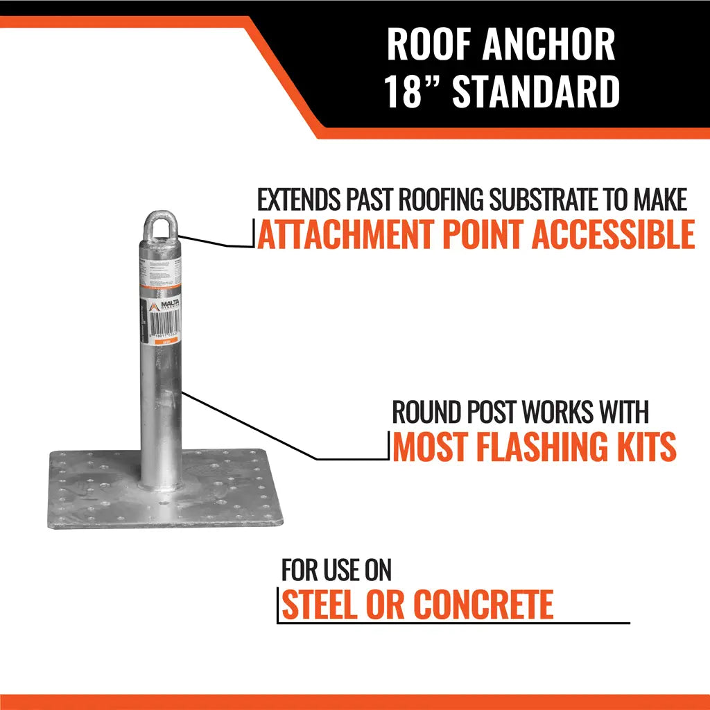 Roof Anchor Standard 12" or 18"