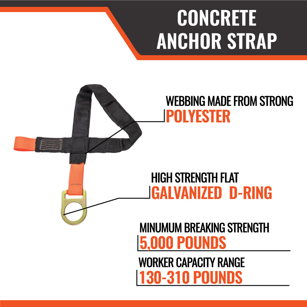 4' Malta Dynamics Concrete Anchor Strap