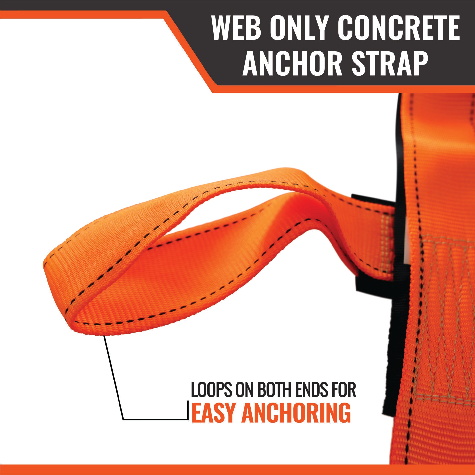 4’ Malta Dynamics Concrete Anchor Strap (Online Only)