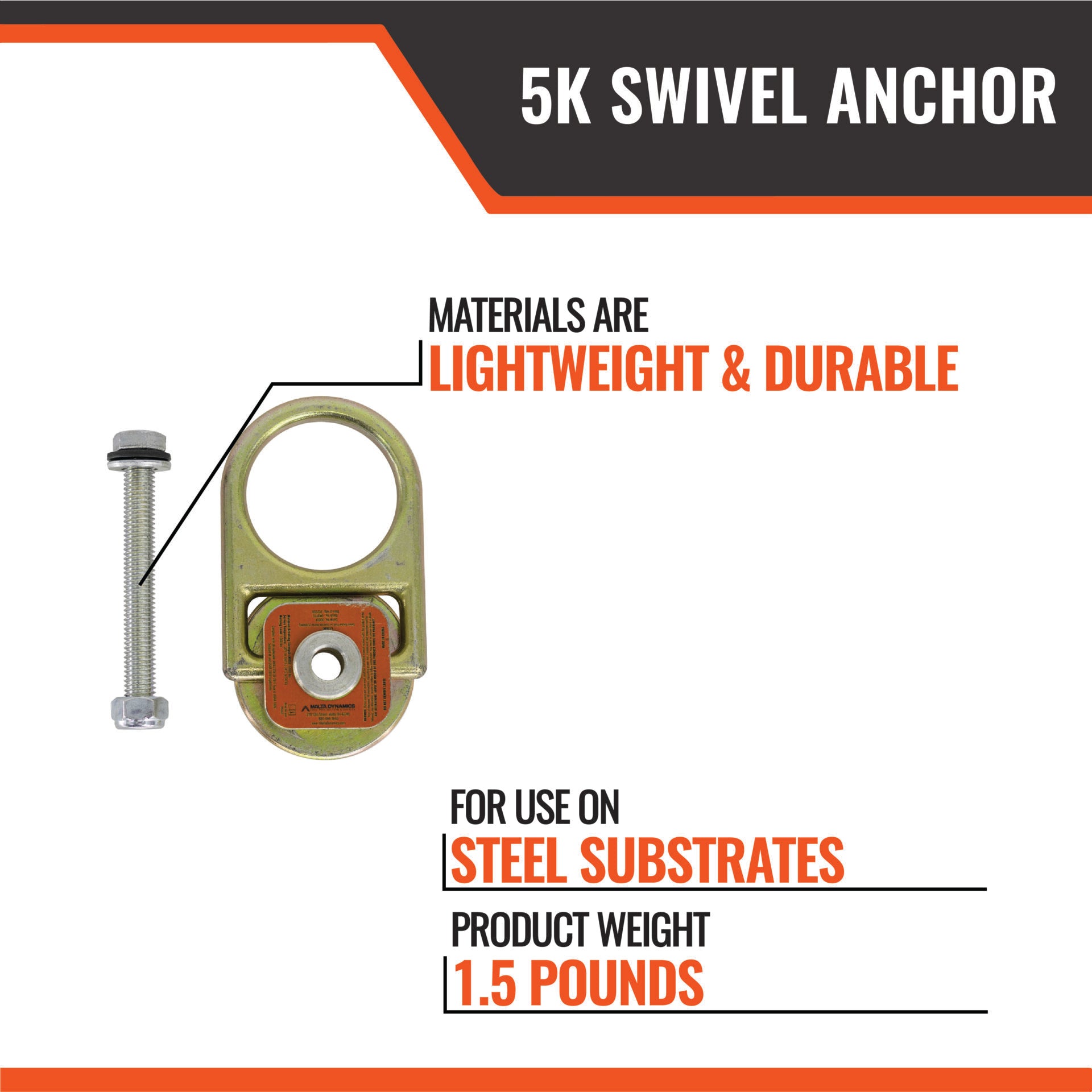 5K Swivel Anchor