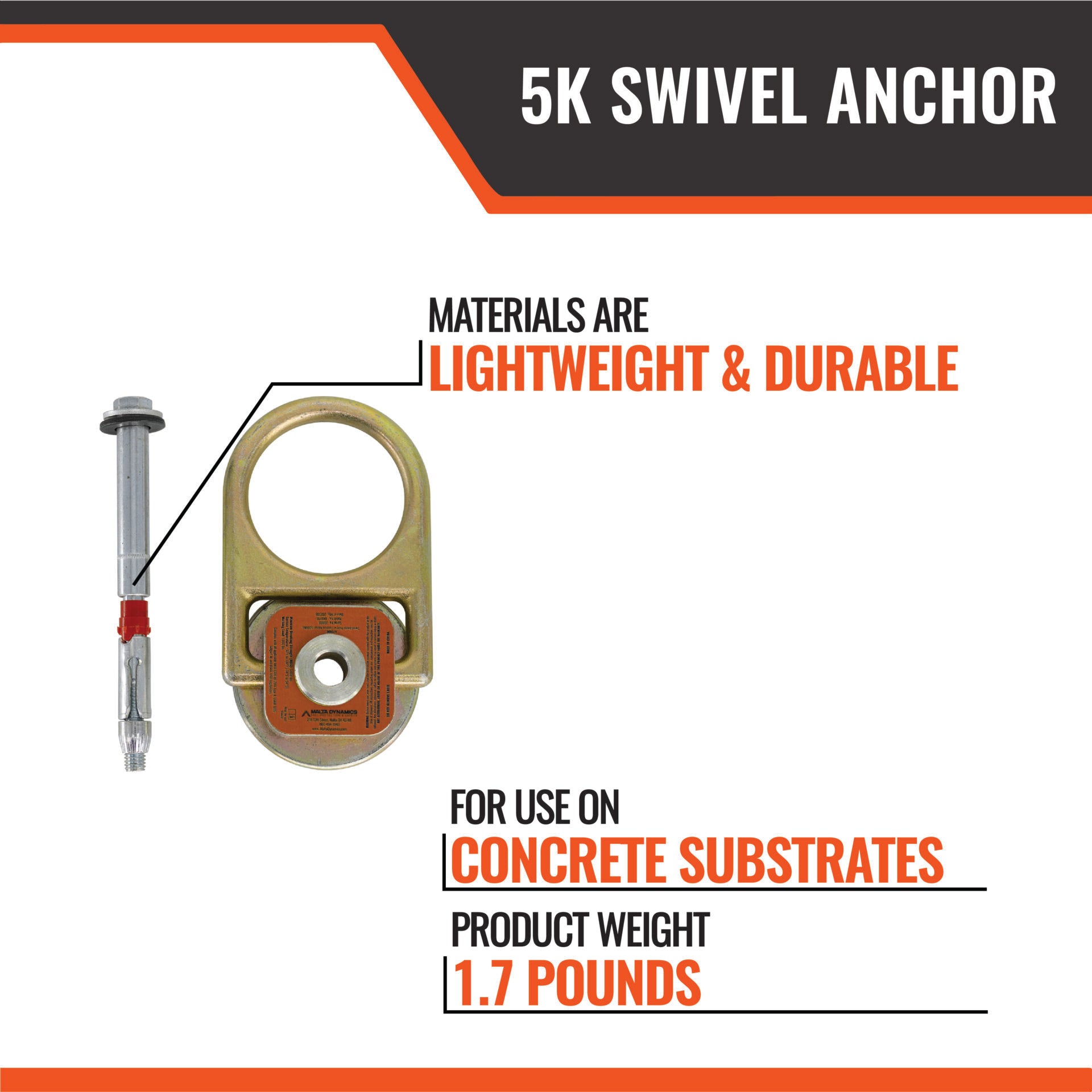 5K Swivel Anchor