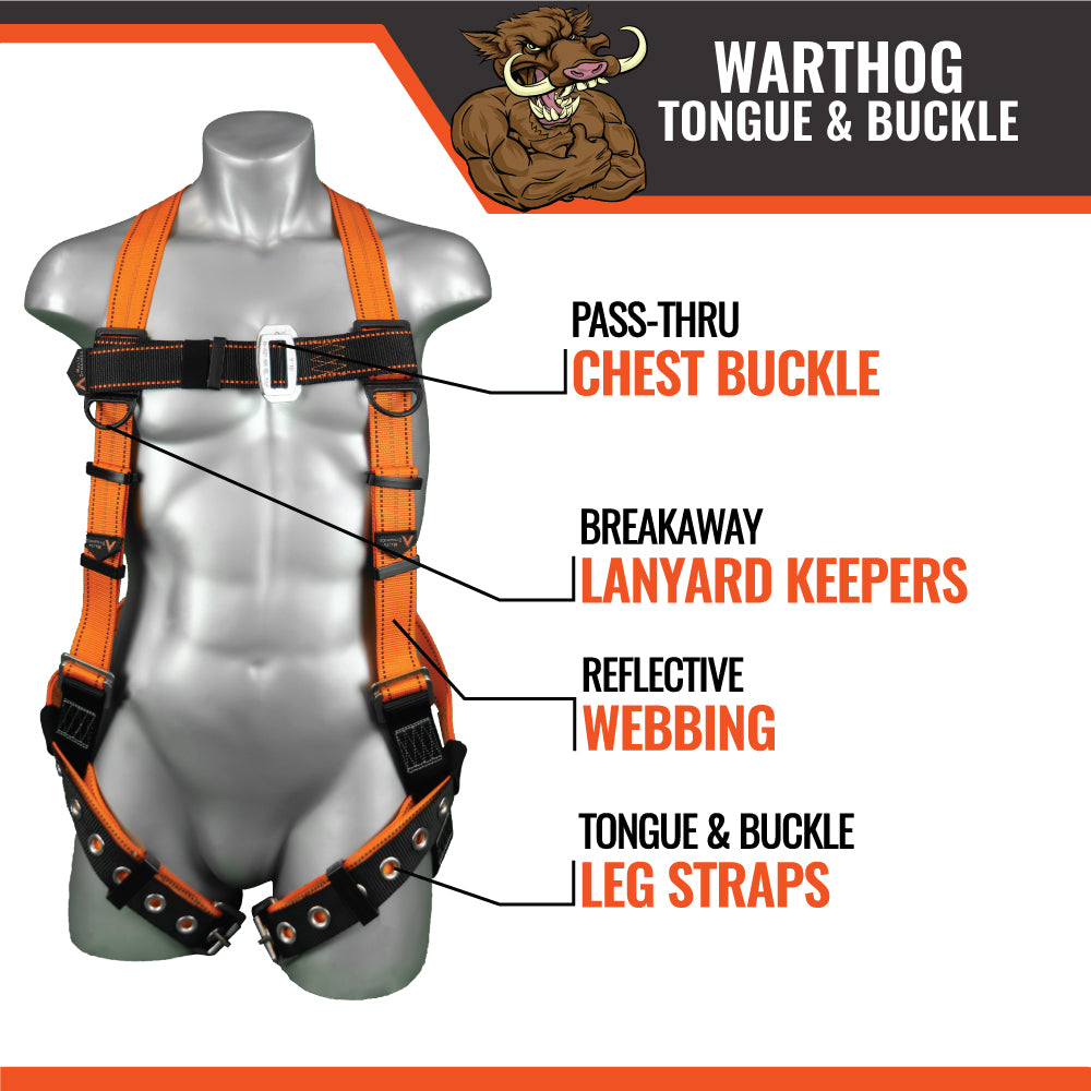 WARTHOG® TONGUE AND BUCKLE HARNESS