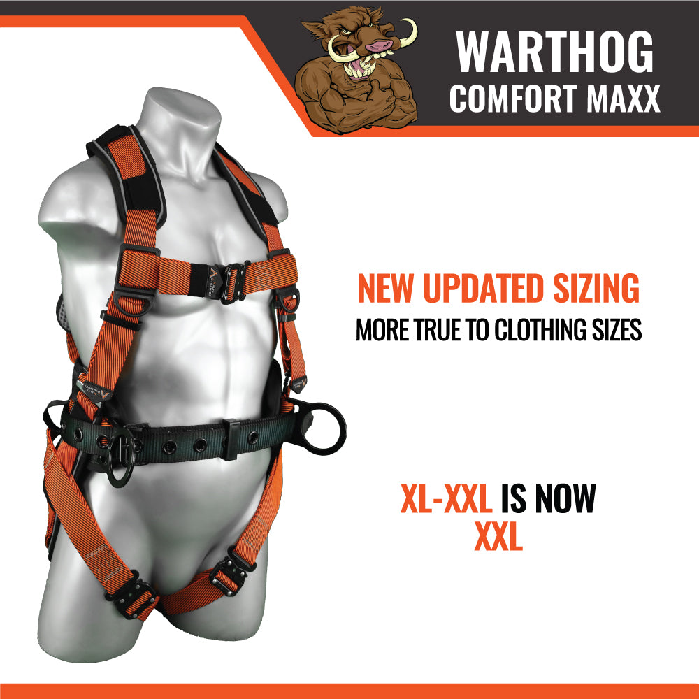 WARTHOG COMFORT MAXX BELTED SIDE D-RING HARNESS