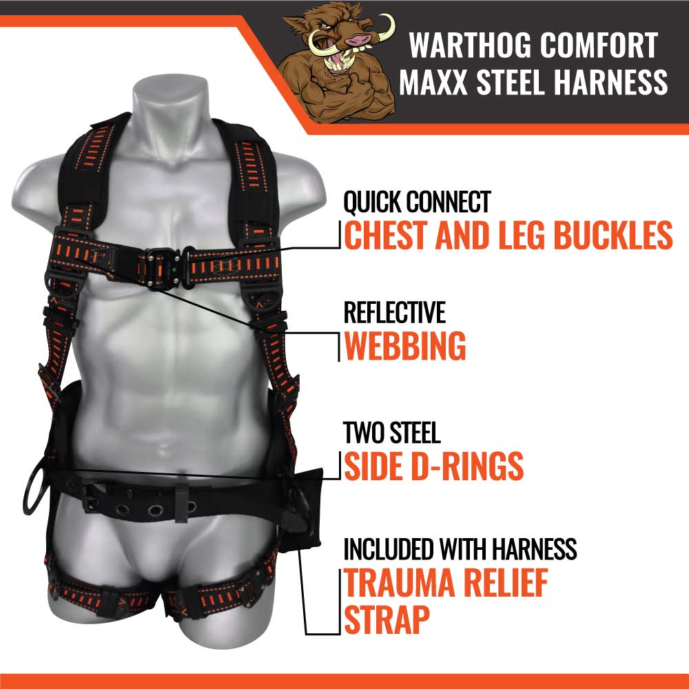 WARTHOG® COMFORT MAXX STEEL HARNESS