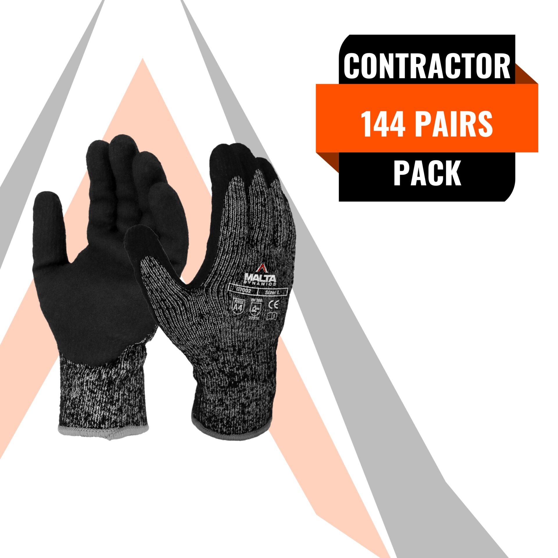 INSULATED CUT LEVEL A4 WORK GLOVES