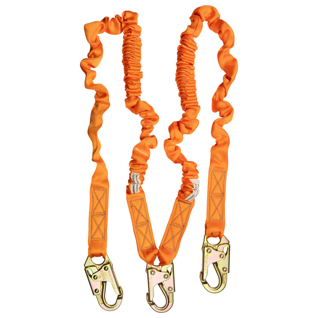 4.5' - 6' DOUBLE LEG STRETCH INTERNAL SHOCK ABSORBING LANYARD