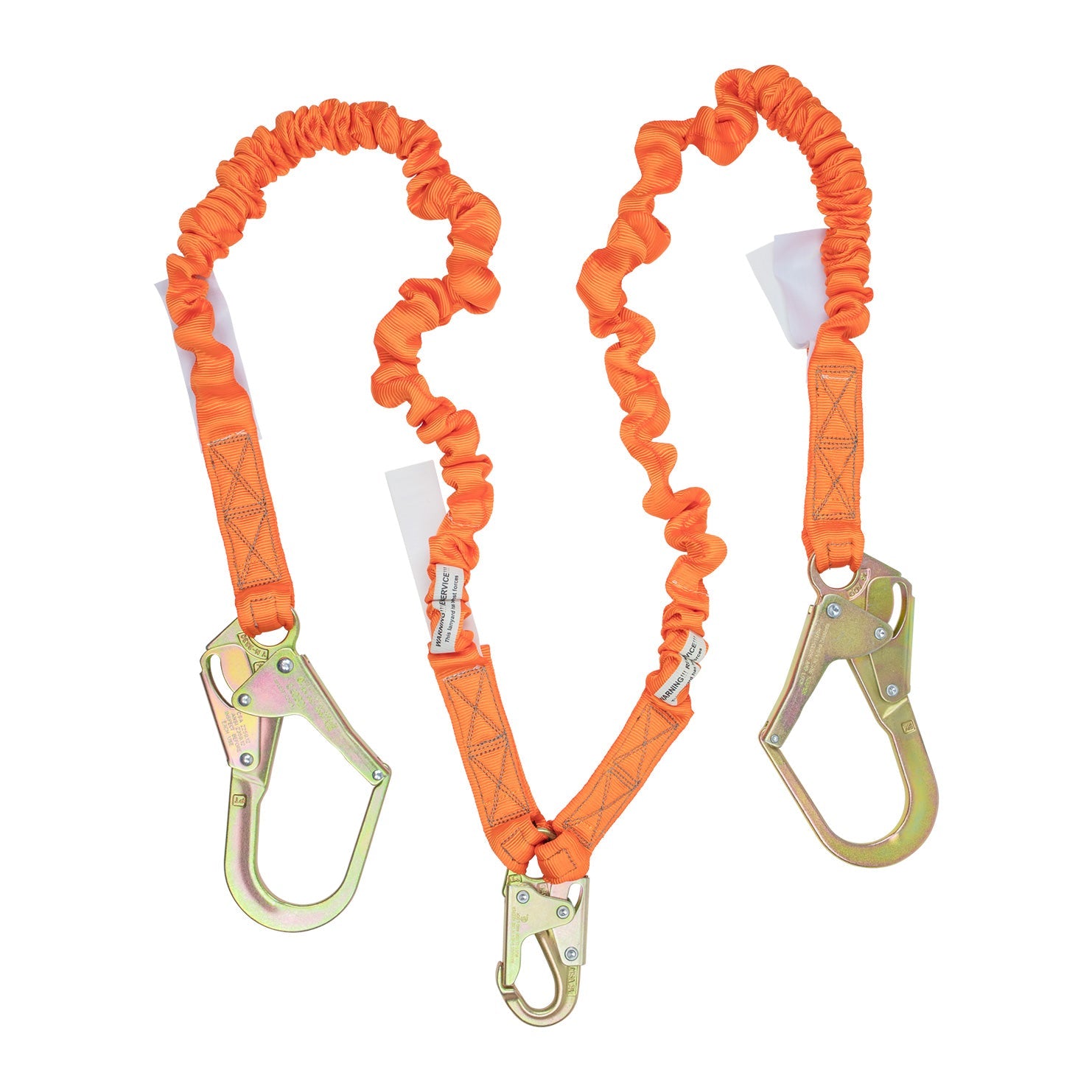 4.5' - 6' DOUBLE LEG STRETCH INTERNAL SHOCK ABSORBING LANYARD