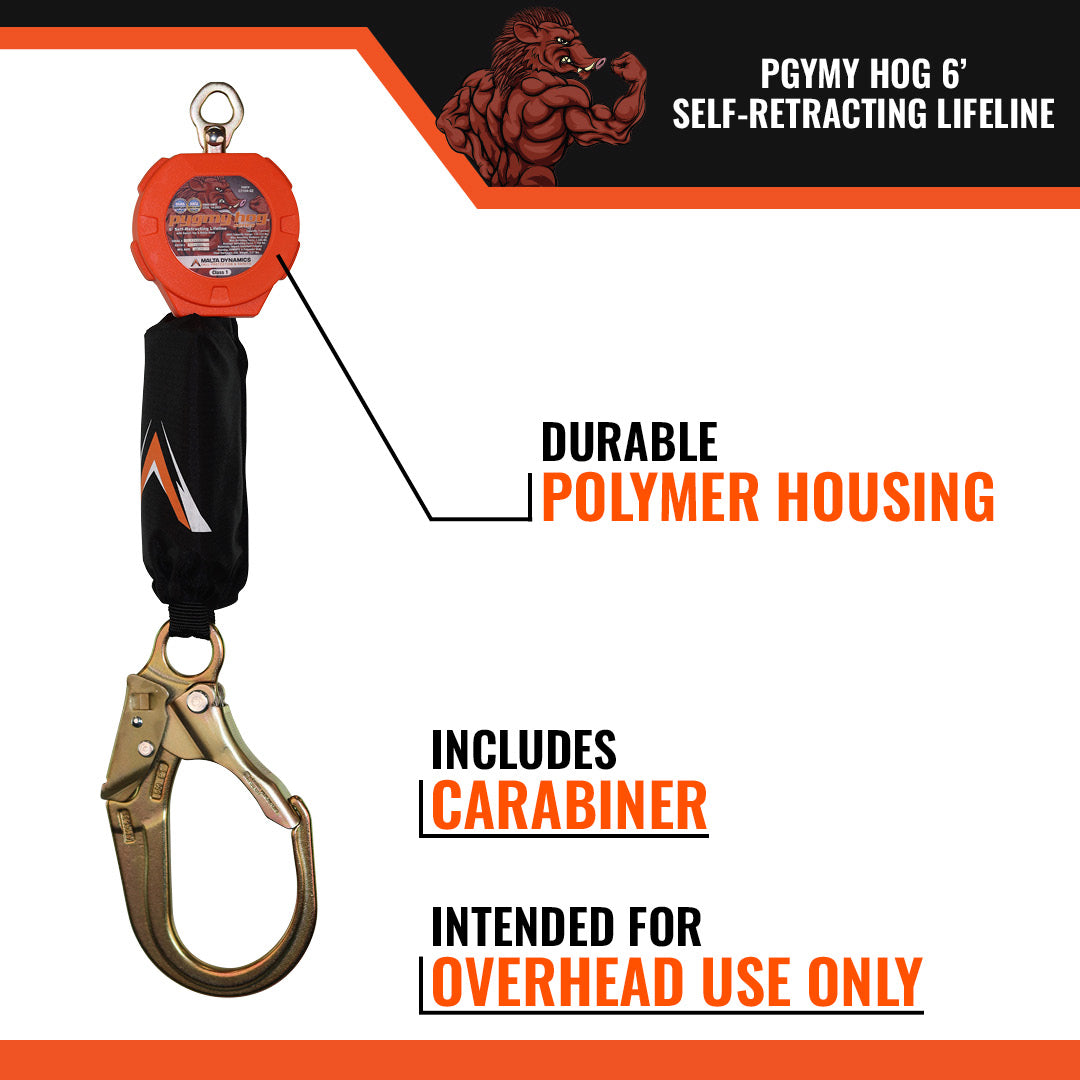 Pygymy Hog SRL | Class 1 Personal Self-Retracting Lifeline – Malta