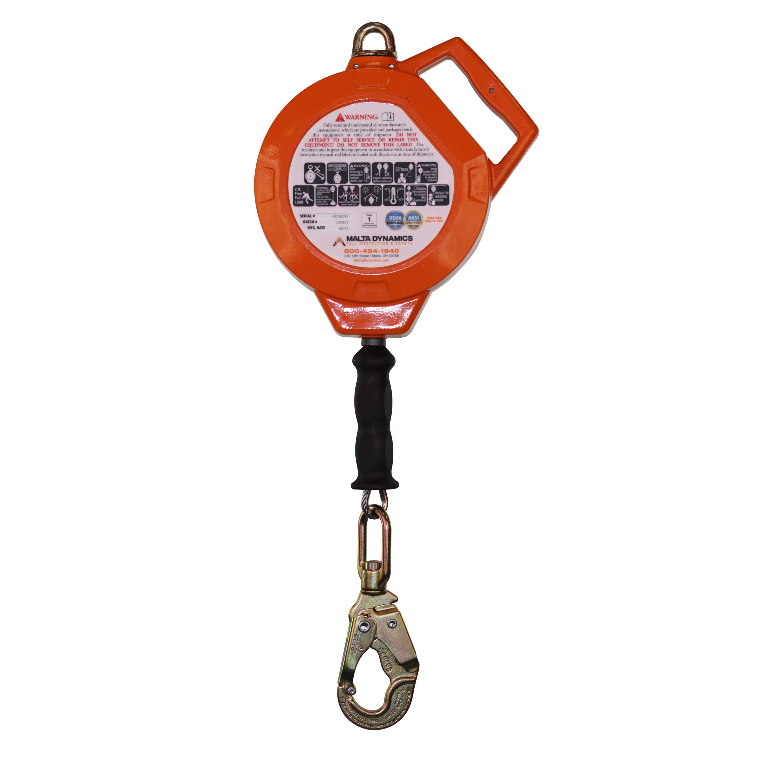 Razorback Heavy-Duty SRL | Overhead Self Retracting Lifeline