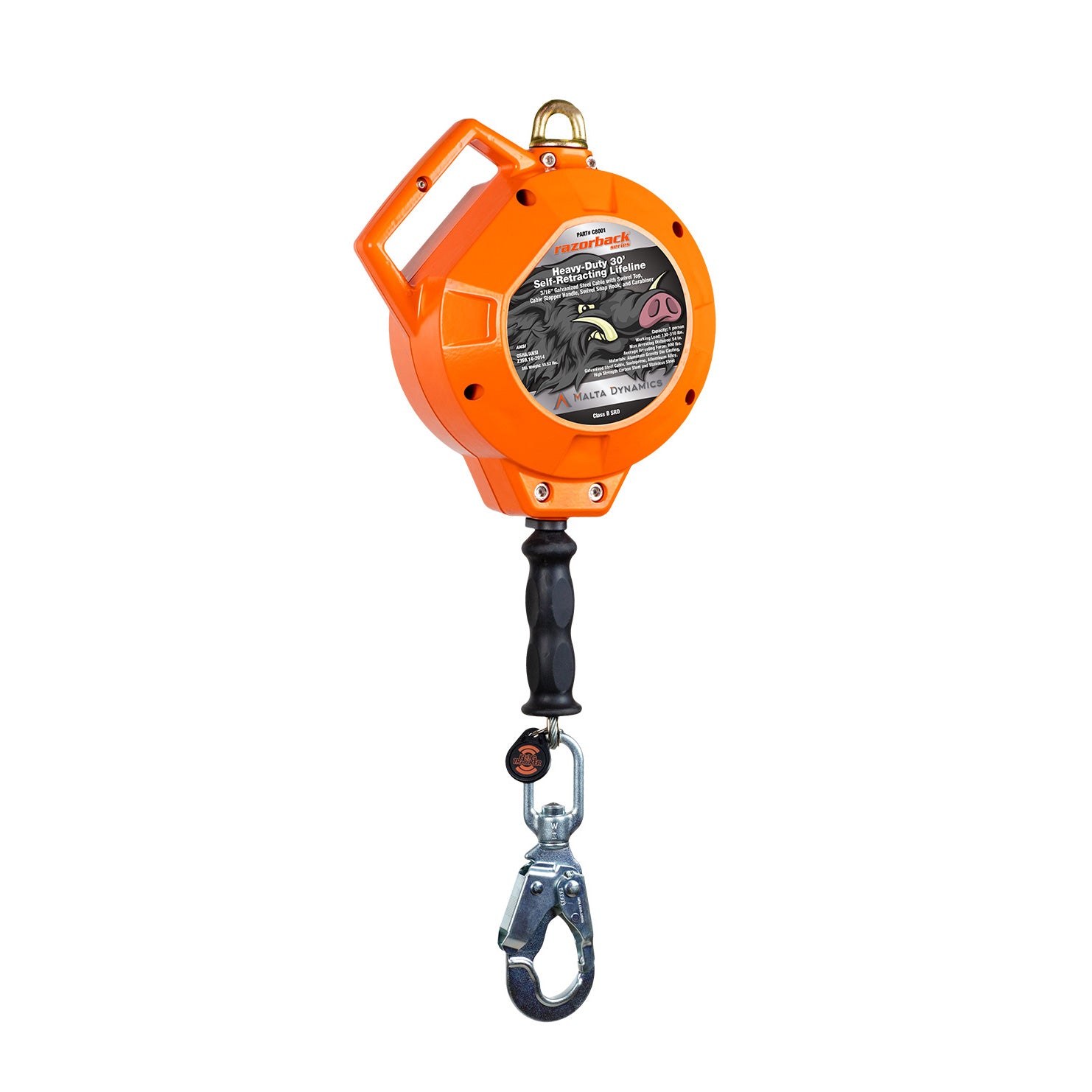Razorback Heavy-Duty SRL | Overhead Self Retracting Lifeline