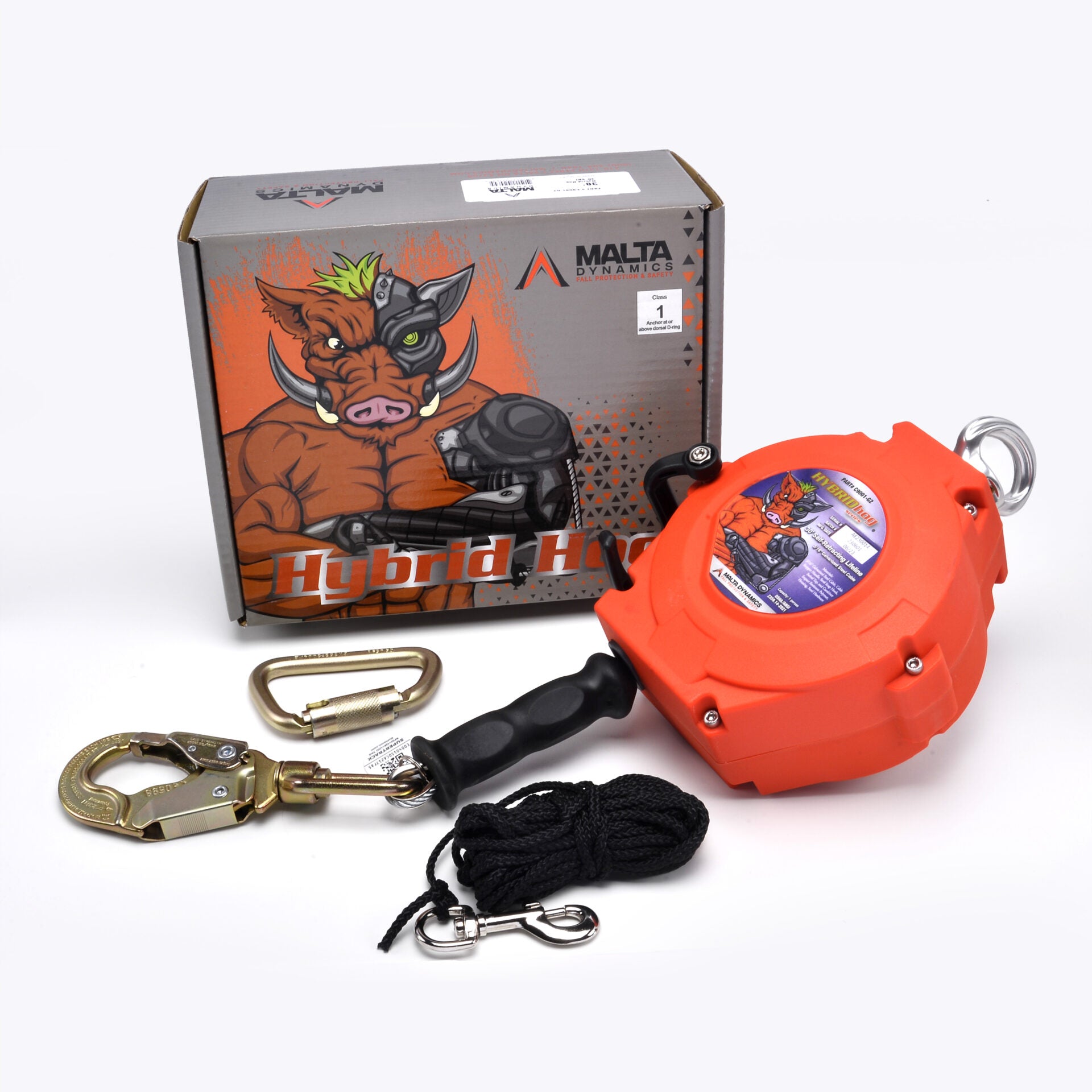 Hybrid Hog SRL with Snap Hook | Overhead SRL – Malta Dynamics