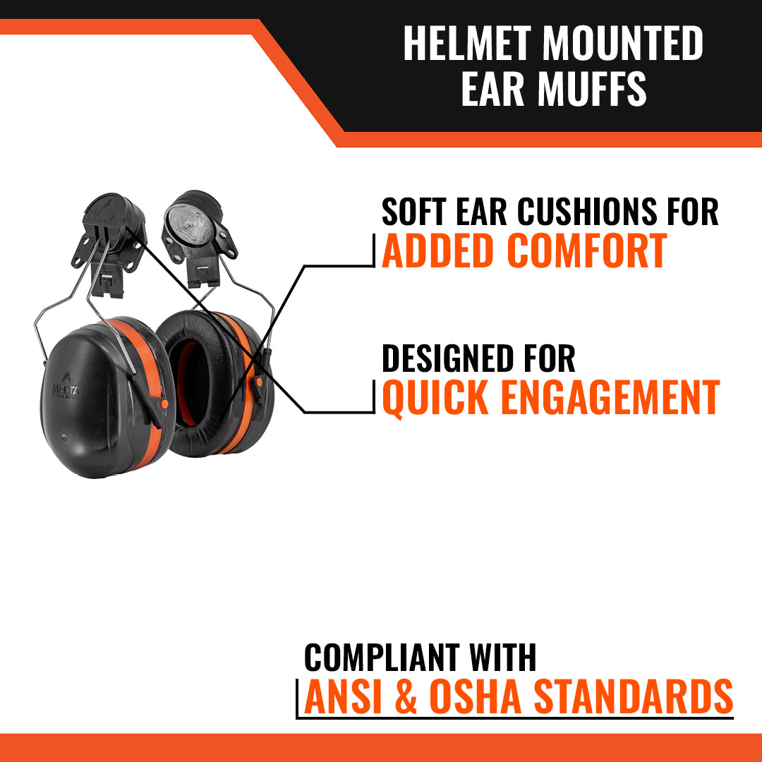 Helmet Mounted Earmuffs
