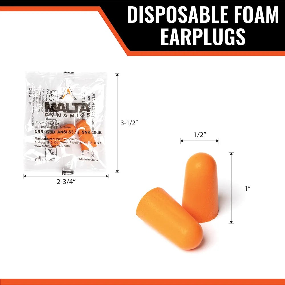 Disposable Earplugs (200 PACK)