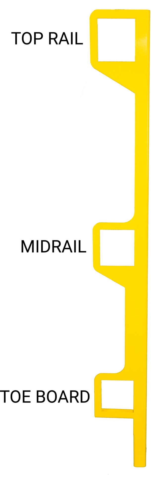 Temporary Guardrail Post