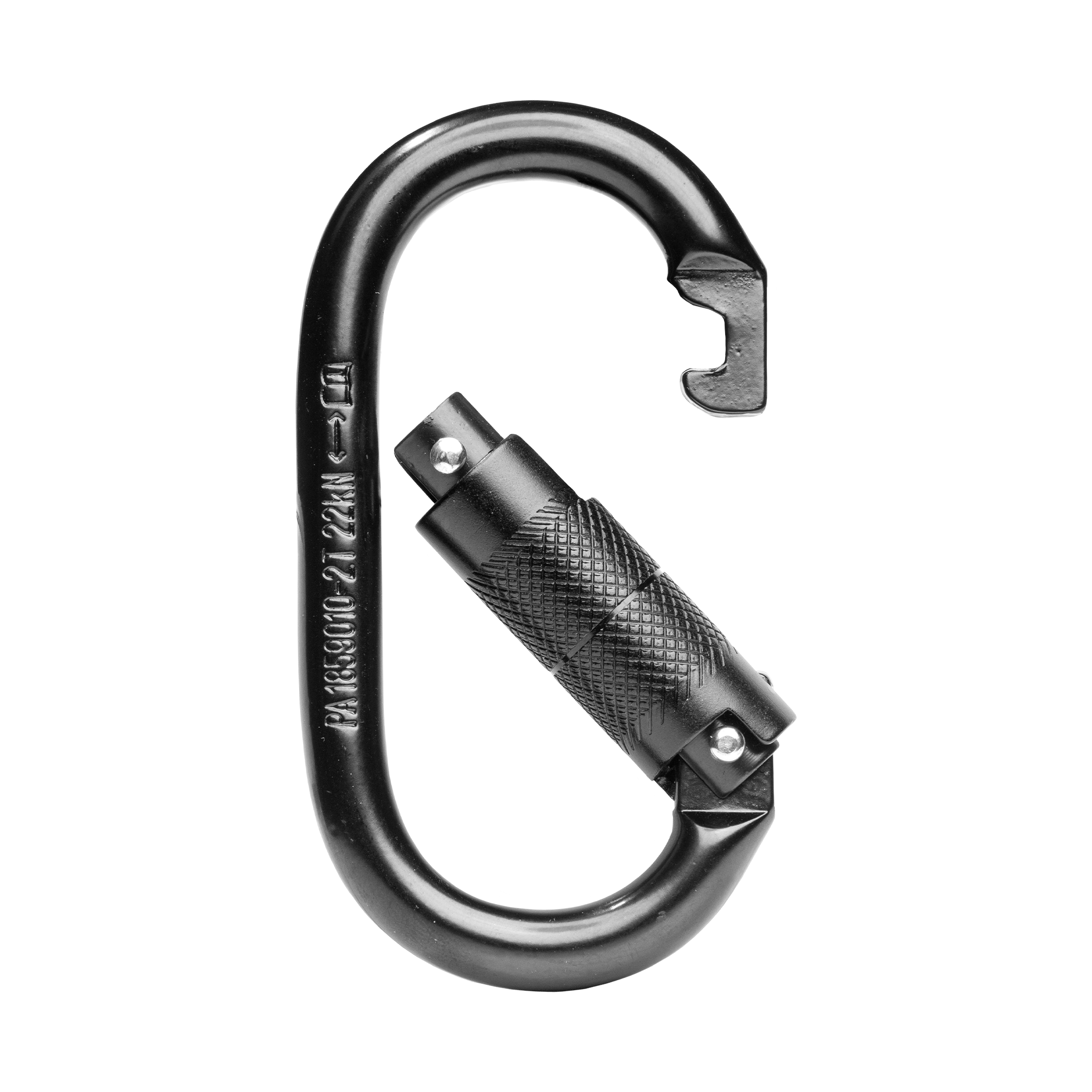 Dual-Action Twist Lock Carabiner