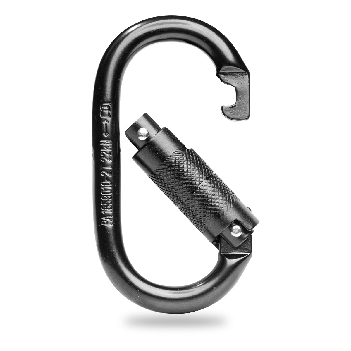 Dual-Action Twist Lock Carabiner
