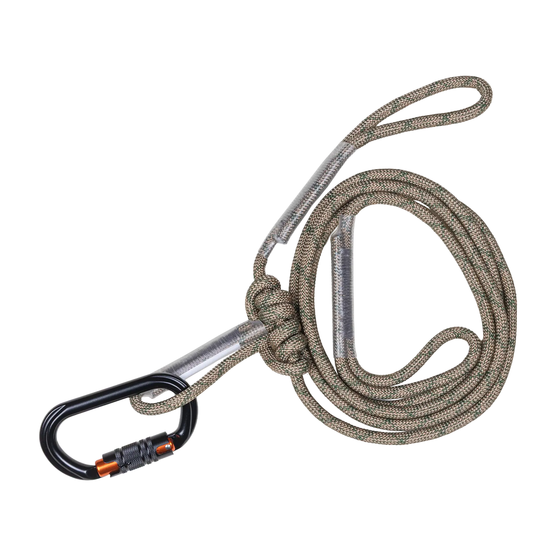 Malta Hunting 8mm Rope Tree Tether w/ 1 Aluminum Carabiner