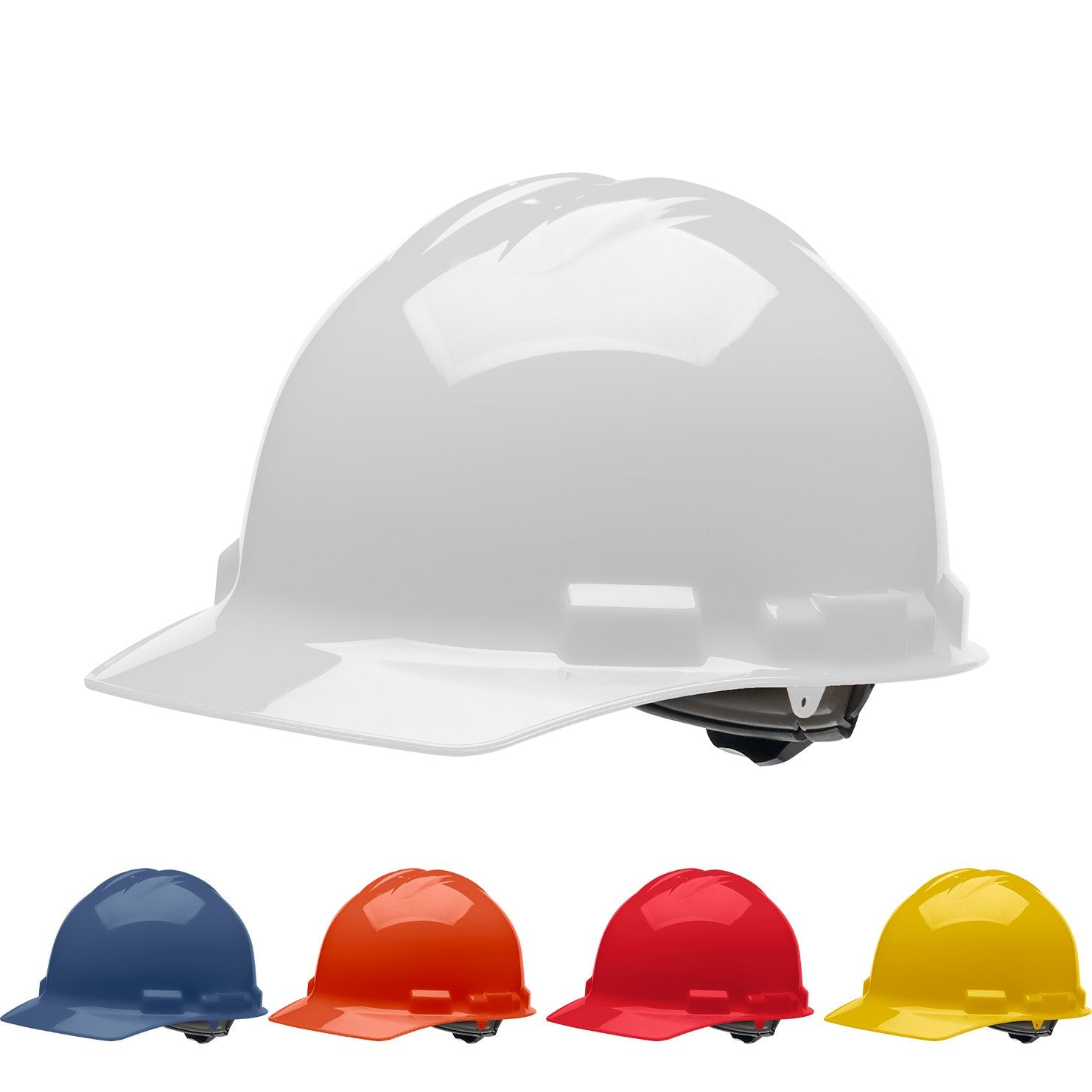 PRE-ASSEMBLED 4 POINT RATCHET HARD HAT