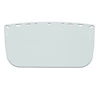 VISOR, ACETATE, CLEAR, FLAT, 8