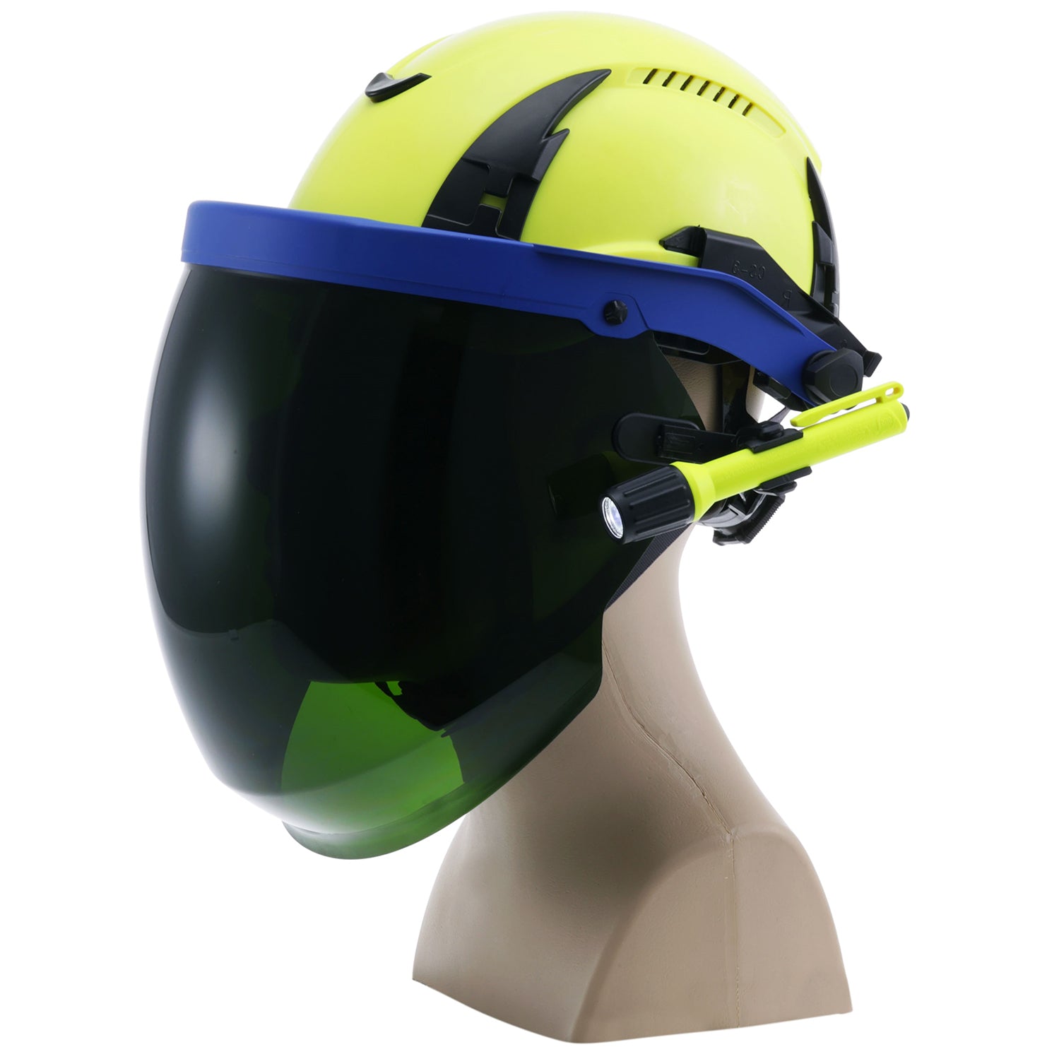 Gas Cutting & Welding Toric Face Shield - Shade 5 Green