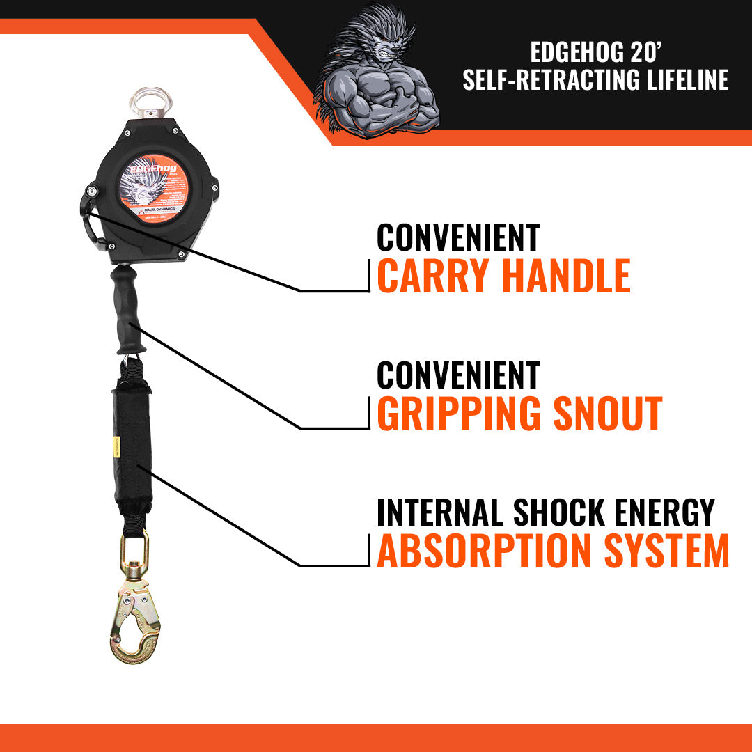 EDGEHOG SRL W/ SNAP HOOK, CLASS 2