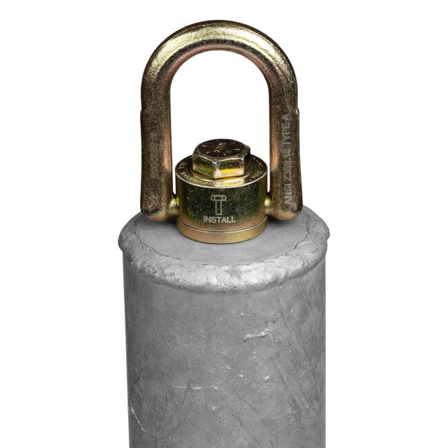 DISCONTINUED - THREADED TOP ROOF ANCHOR WITH SWIVEL ANCHOR