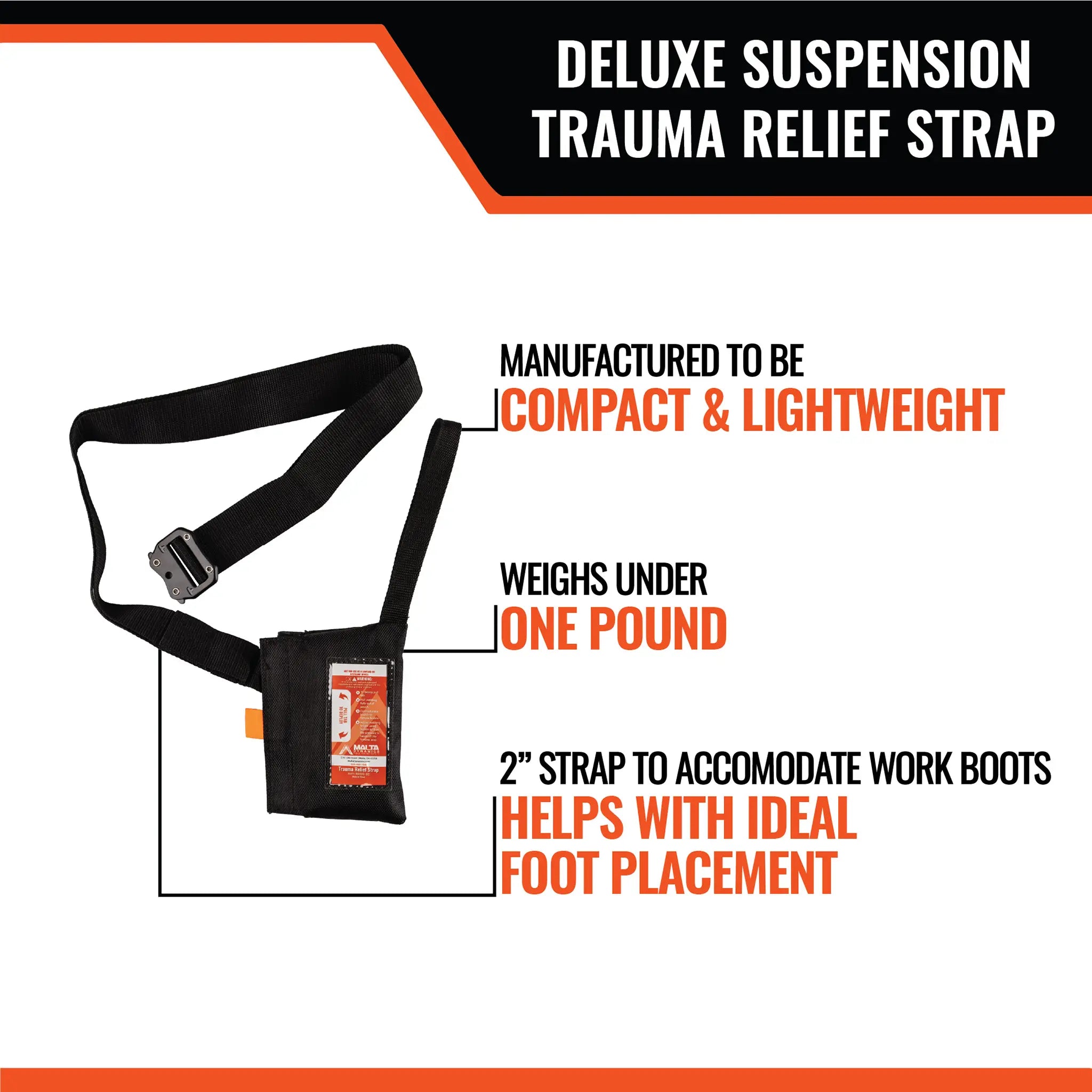 Deluxe Suspension Trauma Relief Strap