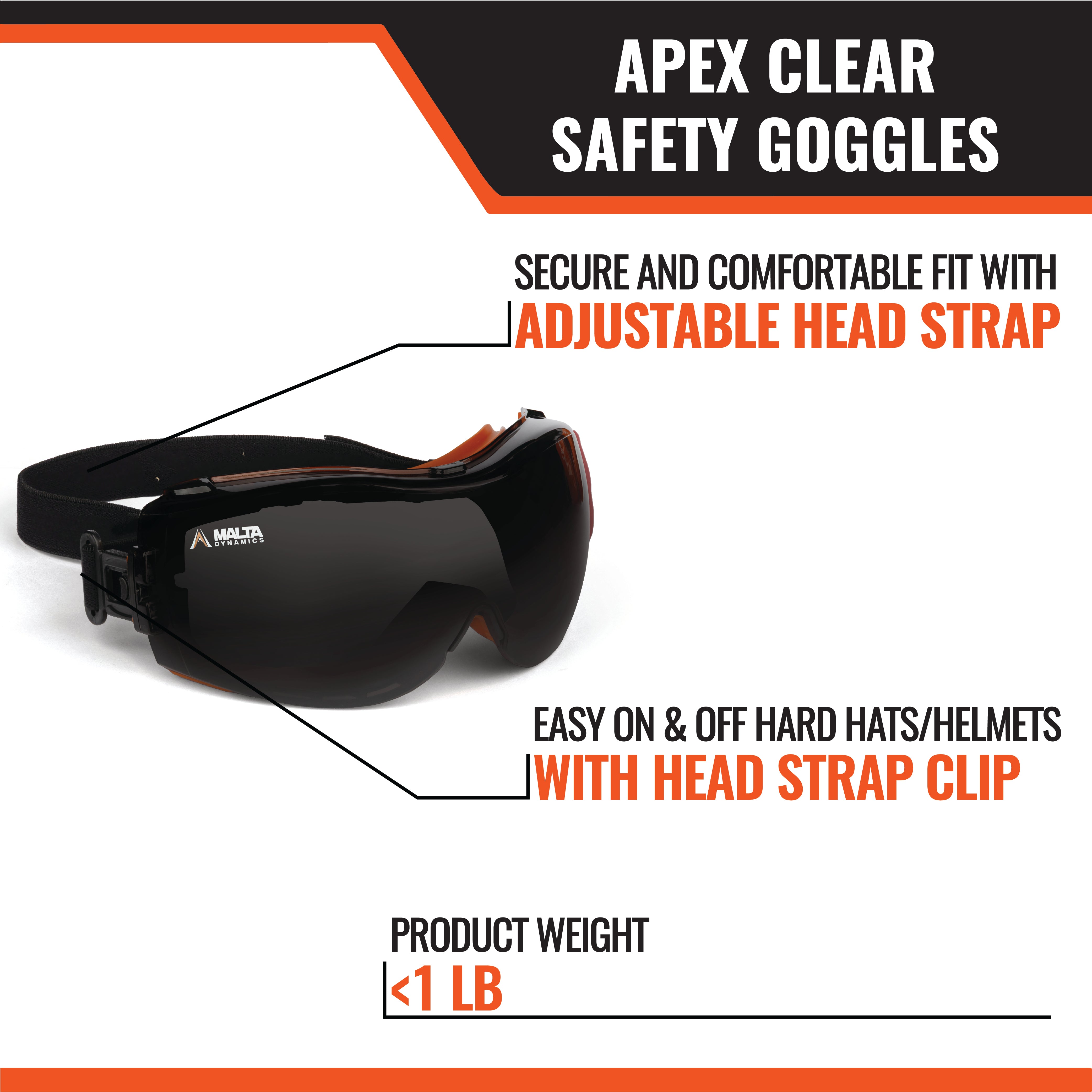 APEX Safety Goggles