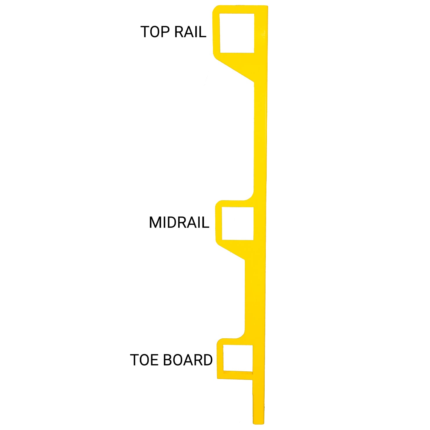 Temporary Guardrail Post