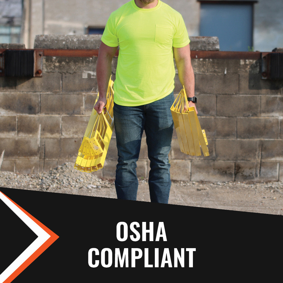 Temporary Guardrail Post