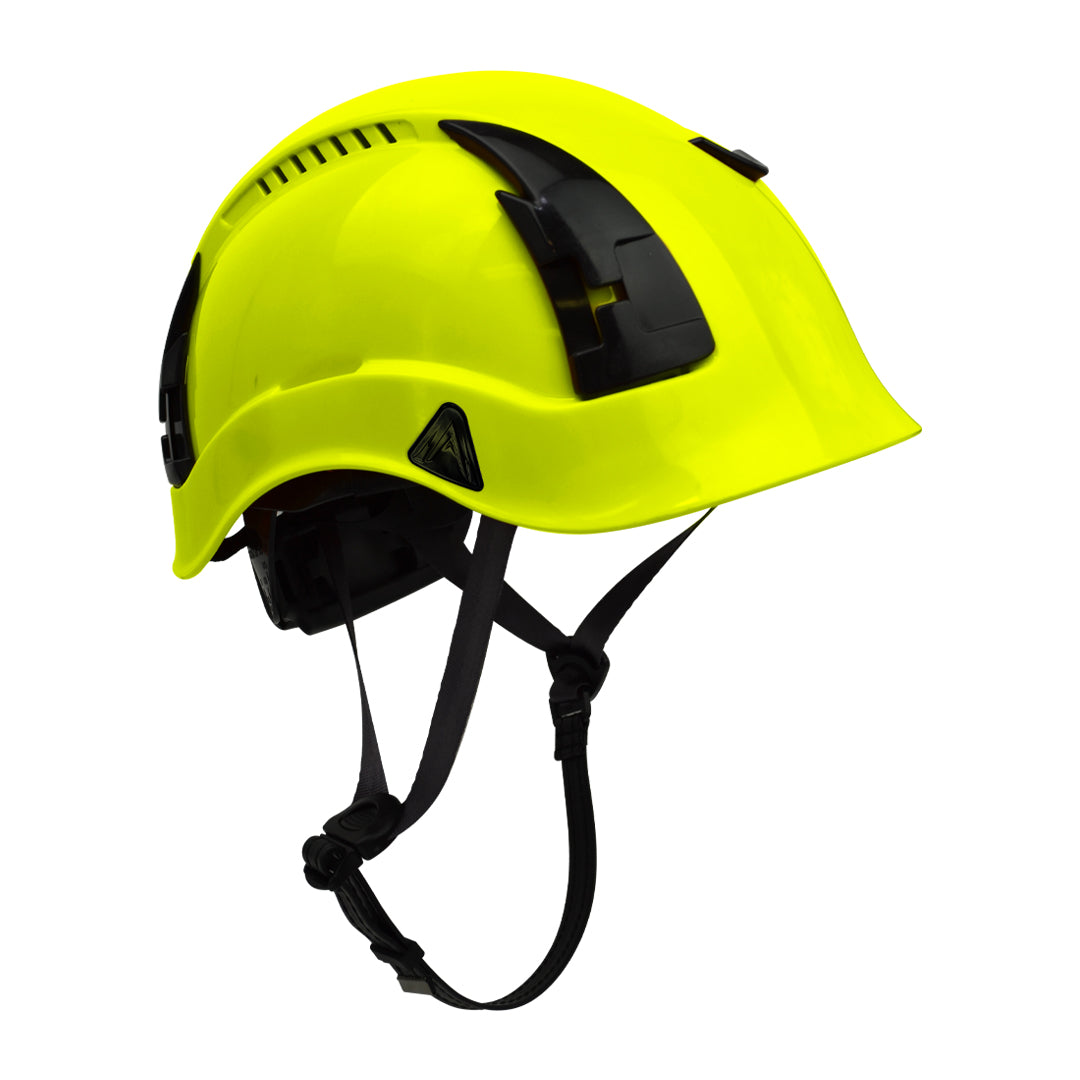Apex Type 2 Safety Helmet w/Clear Visor, Black