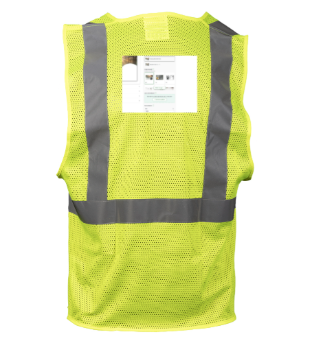 High Visibility Yellow Field VestCustomized