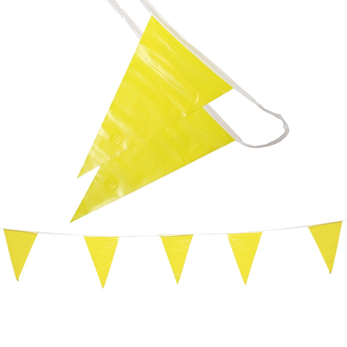 105' Perimeter Warning Flags, OSHA Compliant