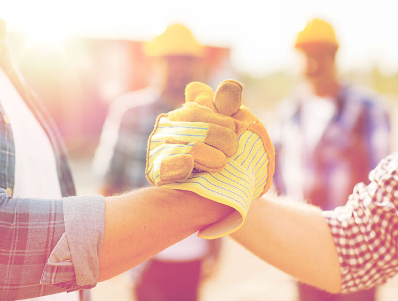 6 4 Builders handshake