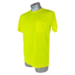 Hi Viz Ylw Short Slv Side