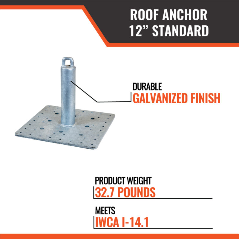 ROOF ANCHOR 12" STANDARD - Image 4