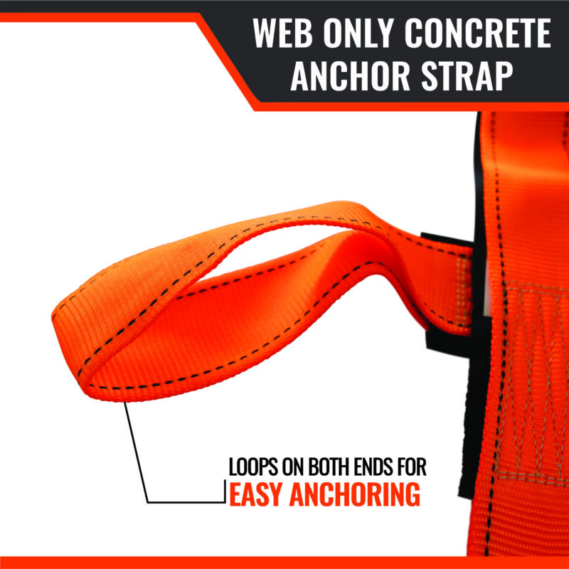 4’ MALTA DYNAMICS WEB ONLY CONCRETE ANCHOR STRAP - Image 4