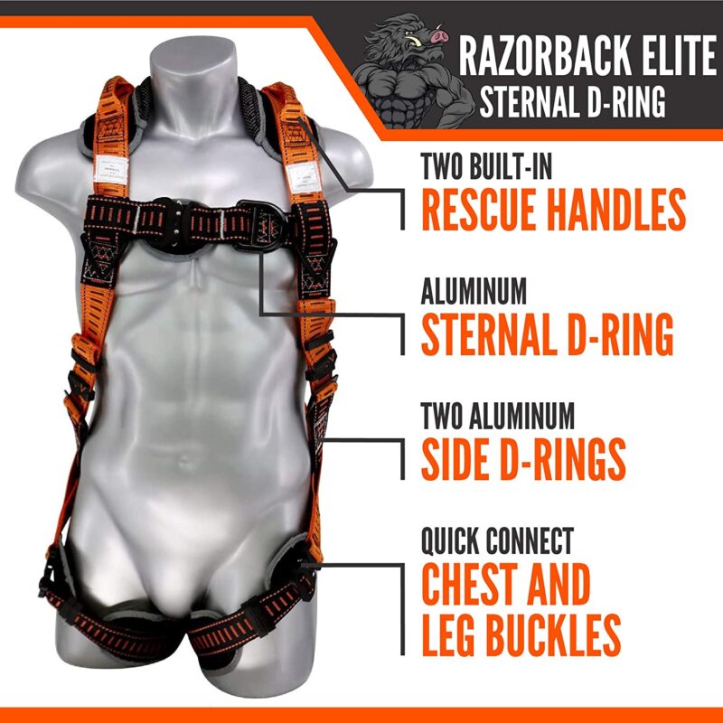 RAZORBACK ELITE STERNAL D-RING HARNESS - Image 3