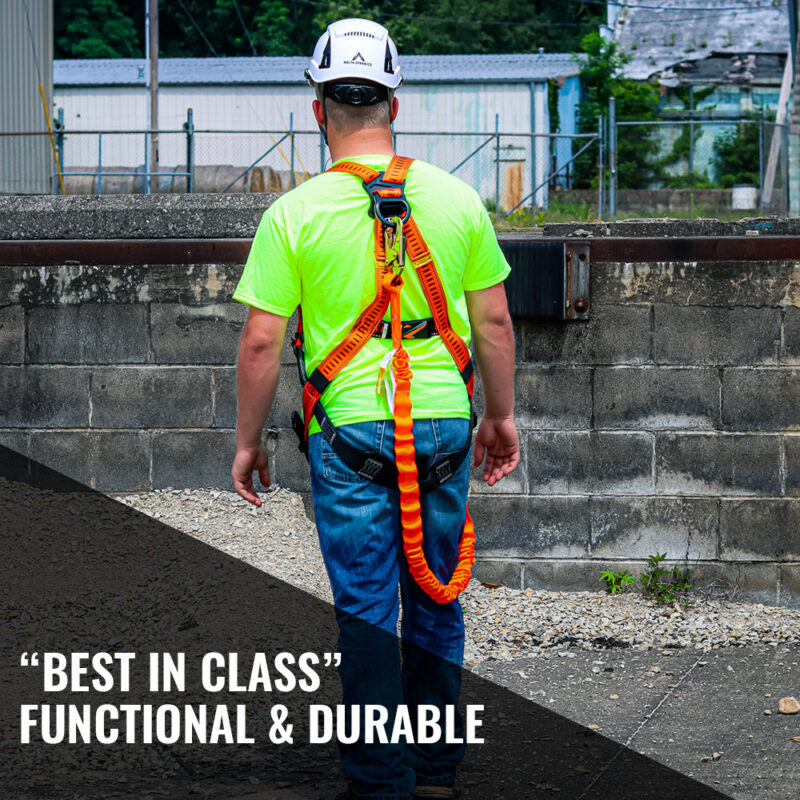 6’ SINGLE LEG INTERNAL SHOCK ABSORBING LANYARD WITH 2 STEEL SNAP HOOKS - Image 5