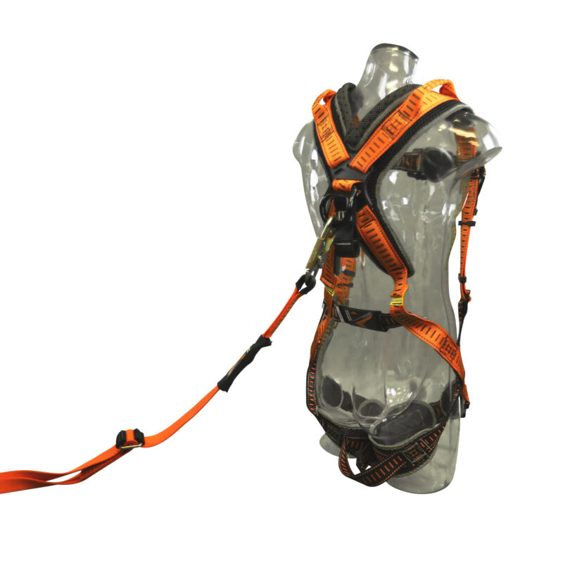 4' - 6' ADJUSTABLE RESTRAINT LANYARD WITH 2 STEEL SNAP HOOKS - Image 5