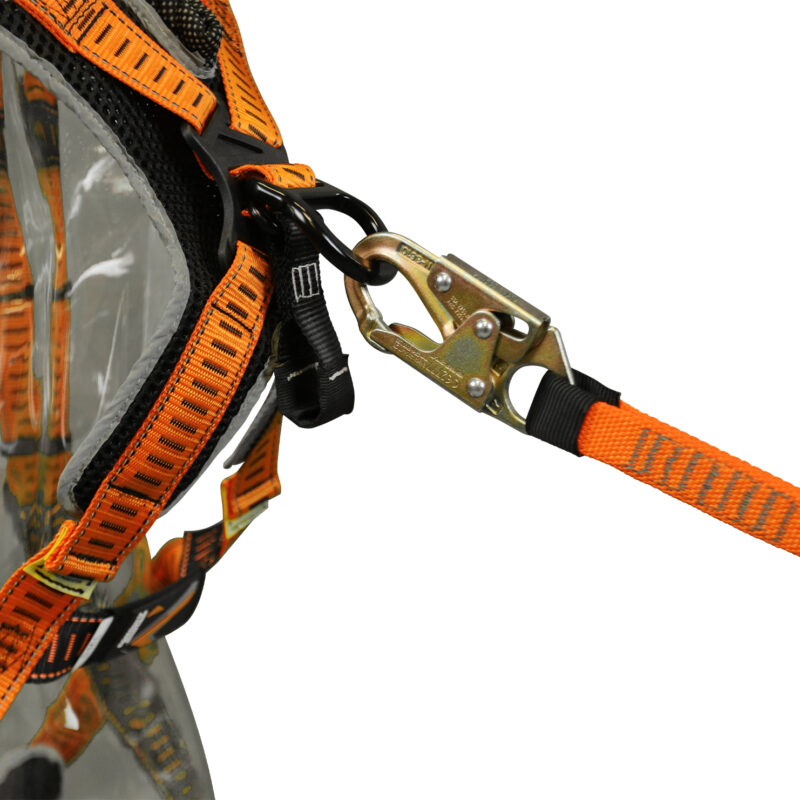 4' - 6' ADJUSTABLE RESTRAINT LANYARD WITH 2 STEEL SNAP HOOKS - Image 6